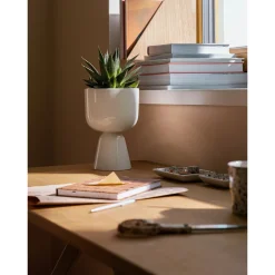 A7 tallrik 7x10cm Helle blå-brun