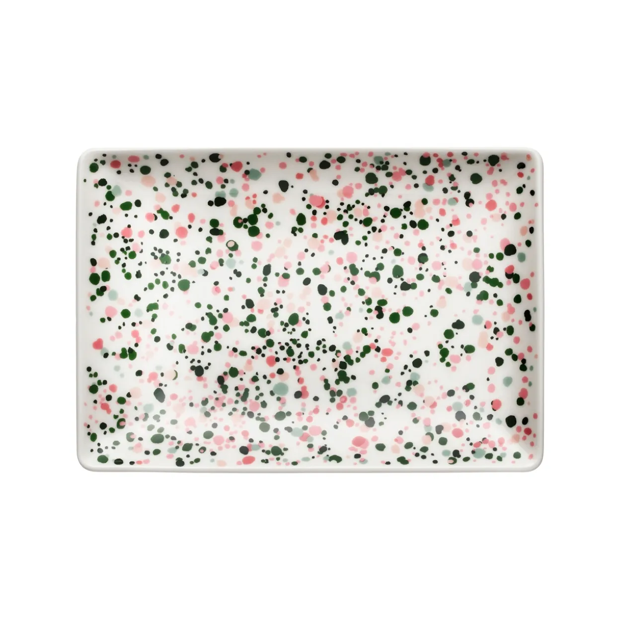 A5 tallrik 15x21cm Helle rosa-grön