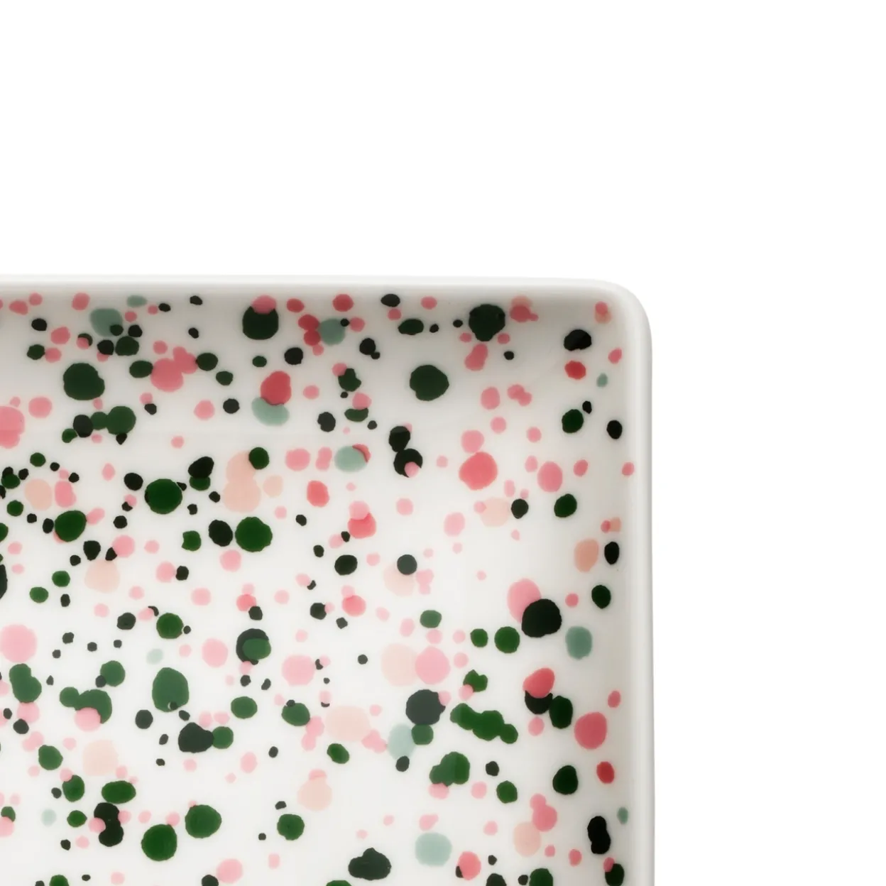 A5 tallrik 15x21cm Helle rosa-grön