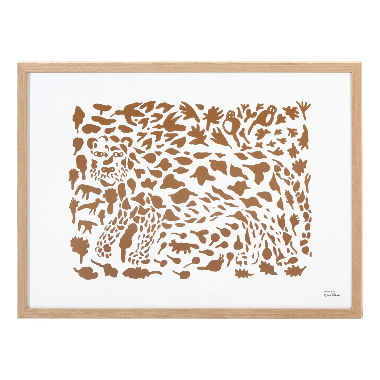 Art poster 50x70cm cheetah brun