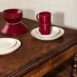 Djup tallrik 21 cm körsbär