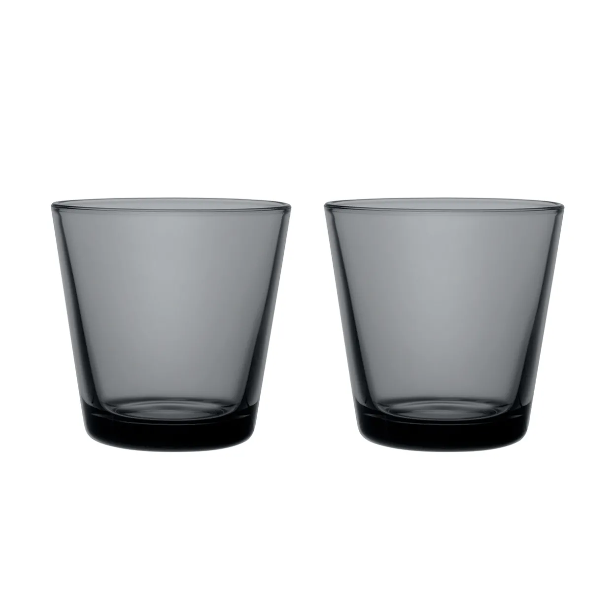 Dricksglas 21cl mörkgrå 2-pack