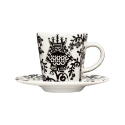 Espressokopp 0,1L & fat 11cm svart