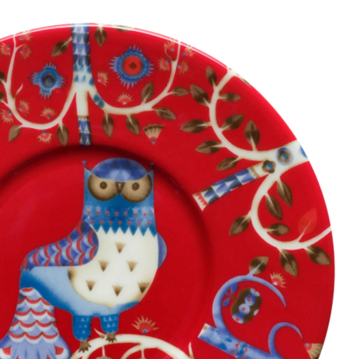 Fat till kaffekopp 15cm röd