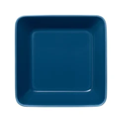 Fat 16x16cm vintage blå