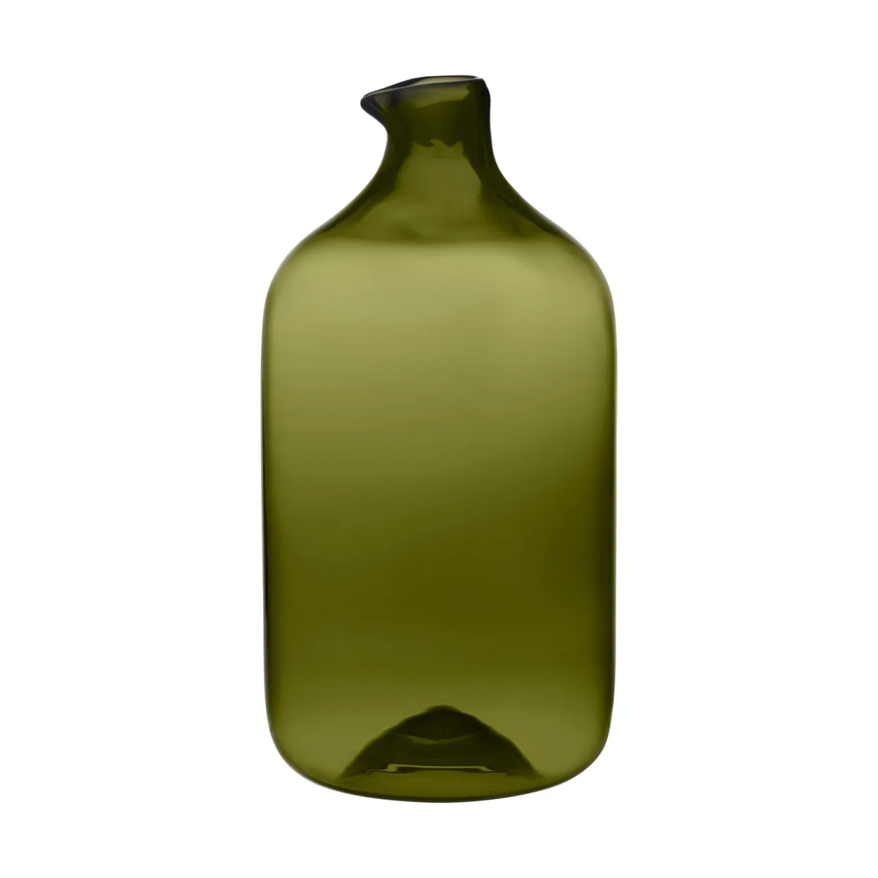 Fågelflaska rak 94x183mm mossgrön