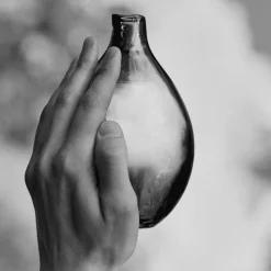 Fågelflaska rund 108x164mm mossgrön