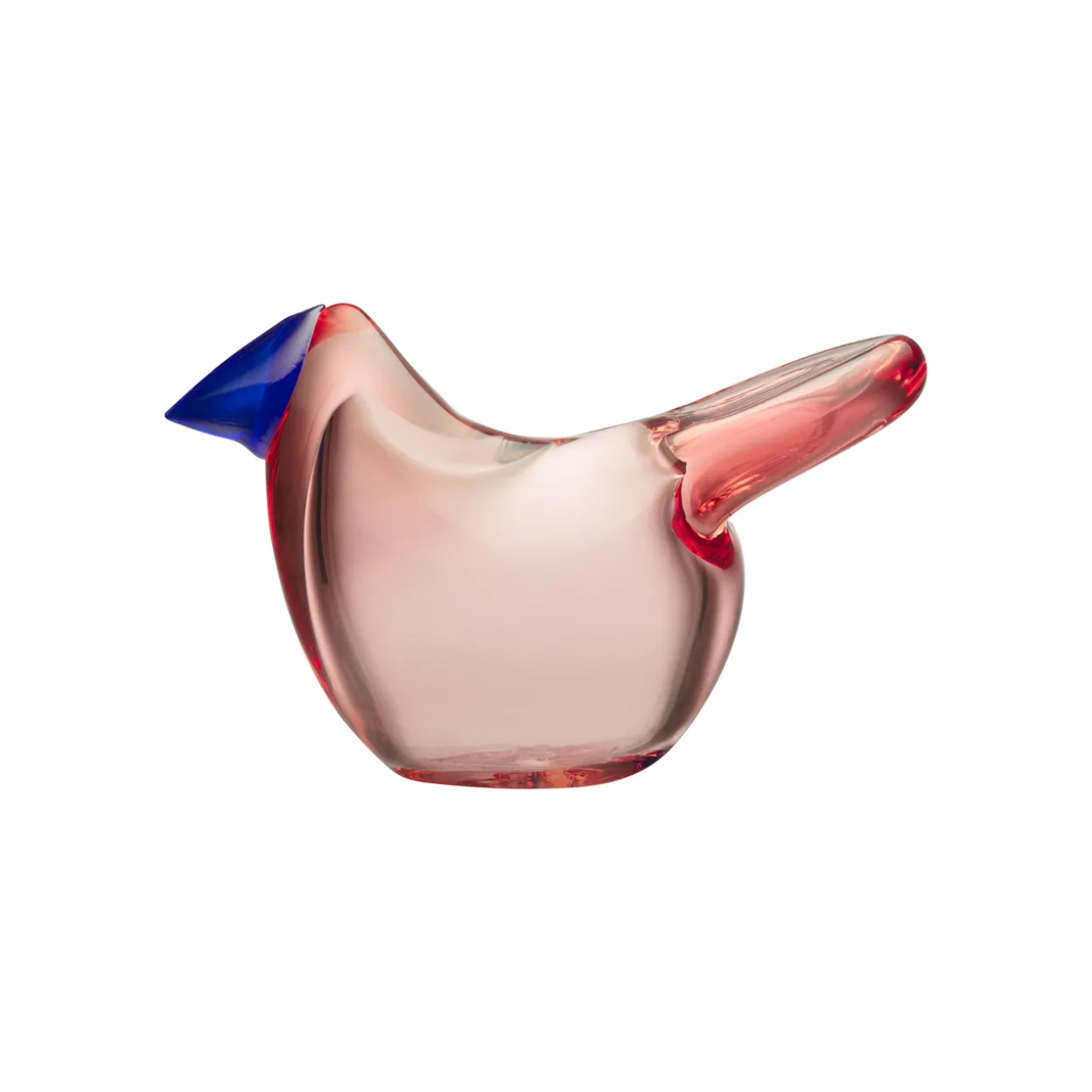 Flugsnappare 95x60mm laxrosa-blå