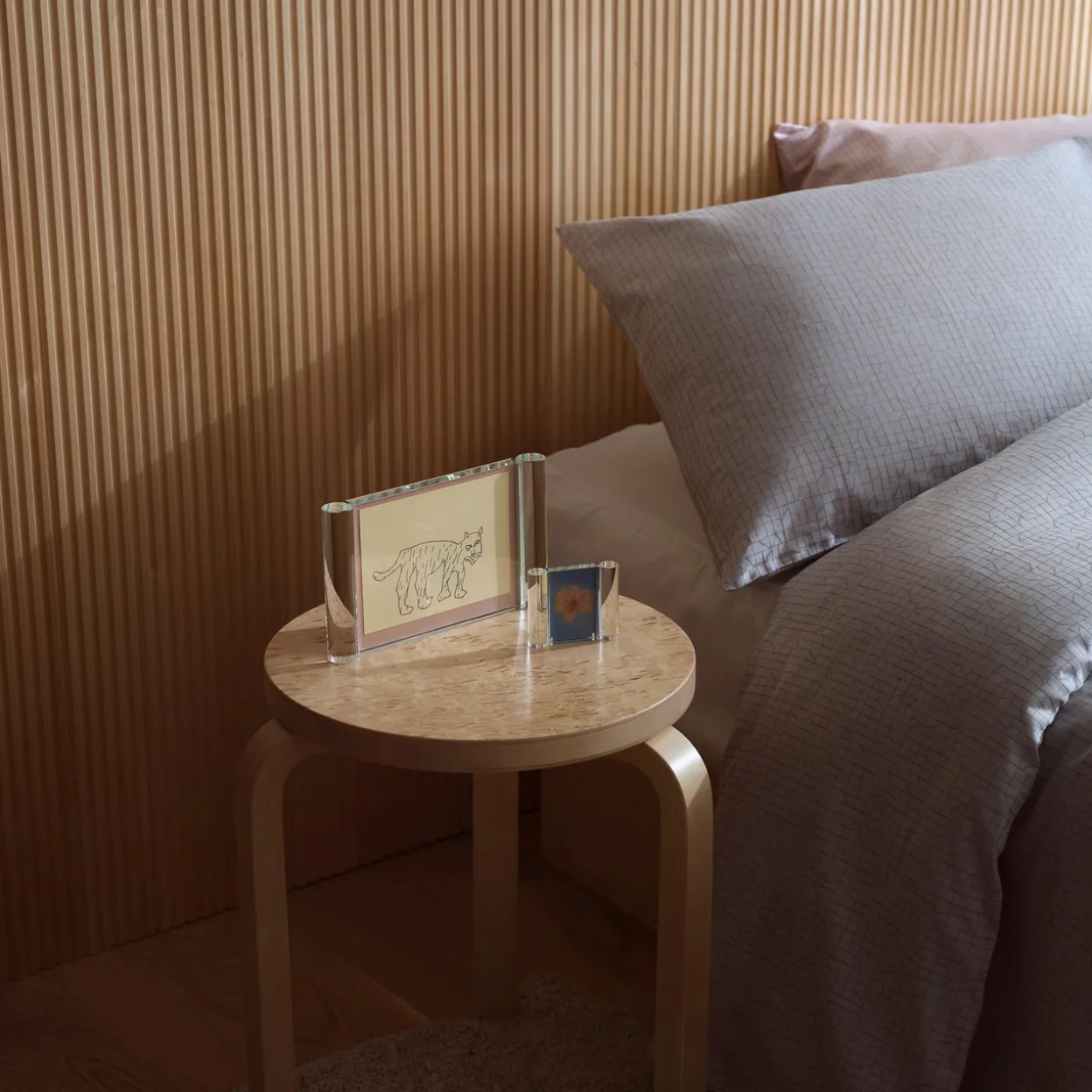 Fotoram 76x64mm blå