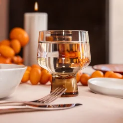 Glas på fot 29cl linne 2st