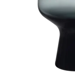 Glas på fot 40cl stålgrå 2-pack