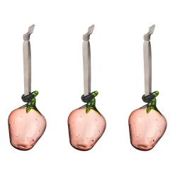 Glasjordgubbe rosa 3st