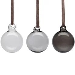 Glaskula 40mm grå 5st