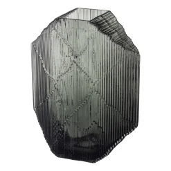 Glaskulptur 240x320 mörkgrå