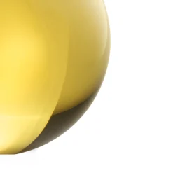 Glassfär 5cm eldgul