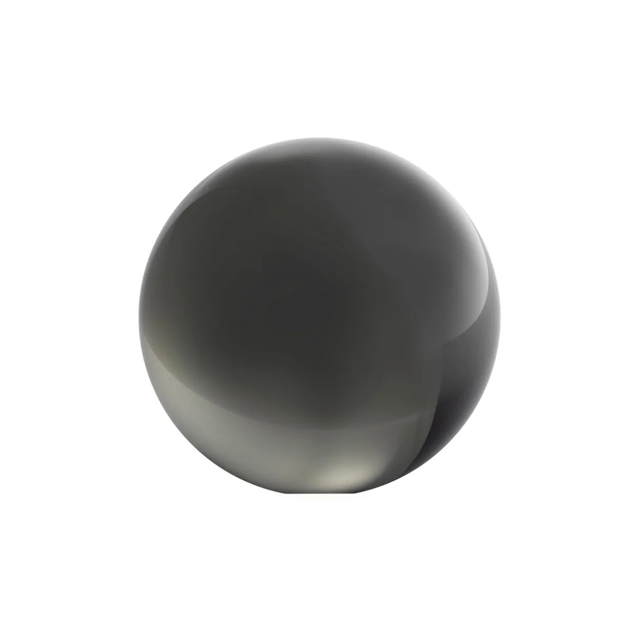 Glassfär 8cm stålgrå