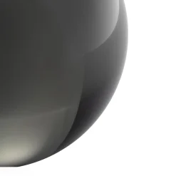 Glassfär 8cm stålgrå