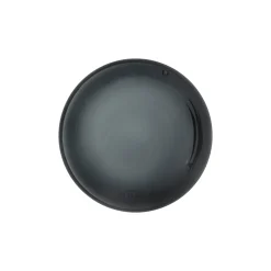 Glasunderlägg 9cm stålgrå