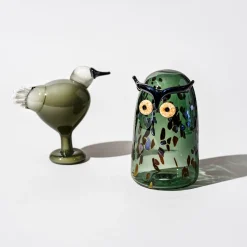 Hornuggla 110x175mm tallgrön