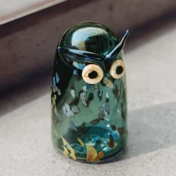 Hornuggla 110x175mm tallgrön