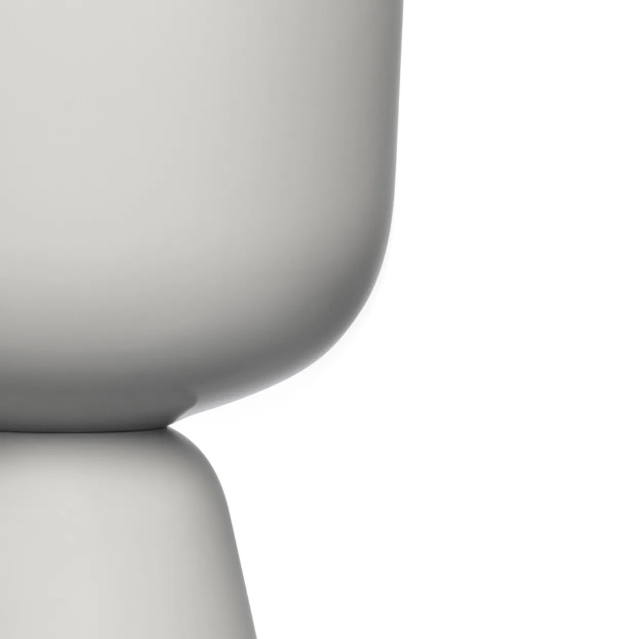 Kruka 190x125mm ljusgrå