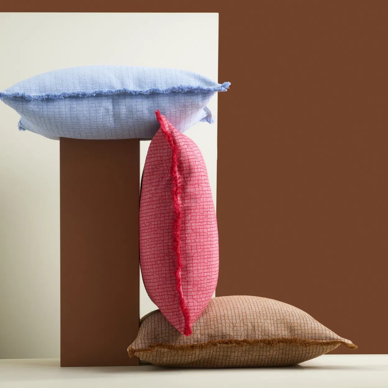 Kuddfodral 50x50cm blå