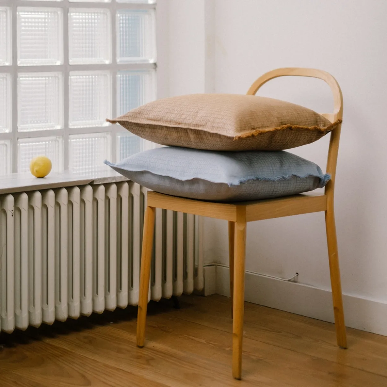 Kuddfodral 50x50cm blå