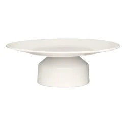 Lågt serveringsfat 30x9,5cm vit