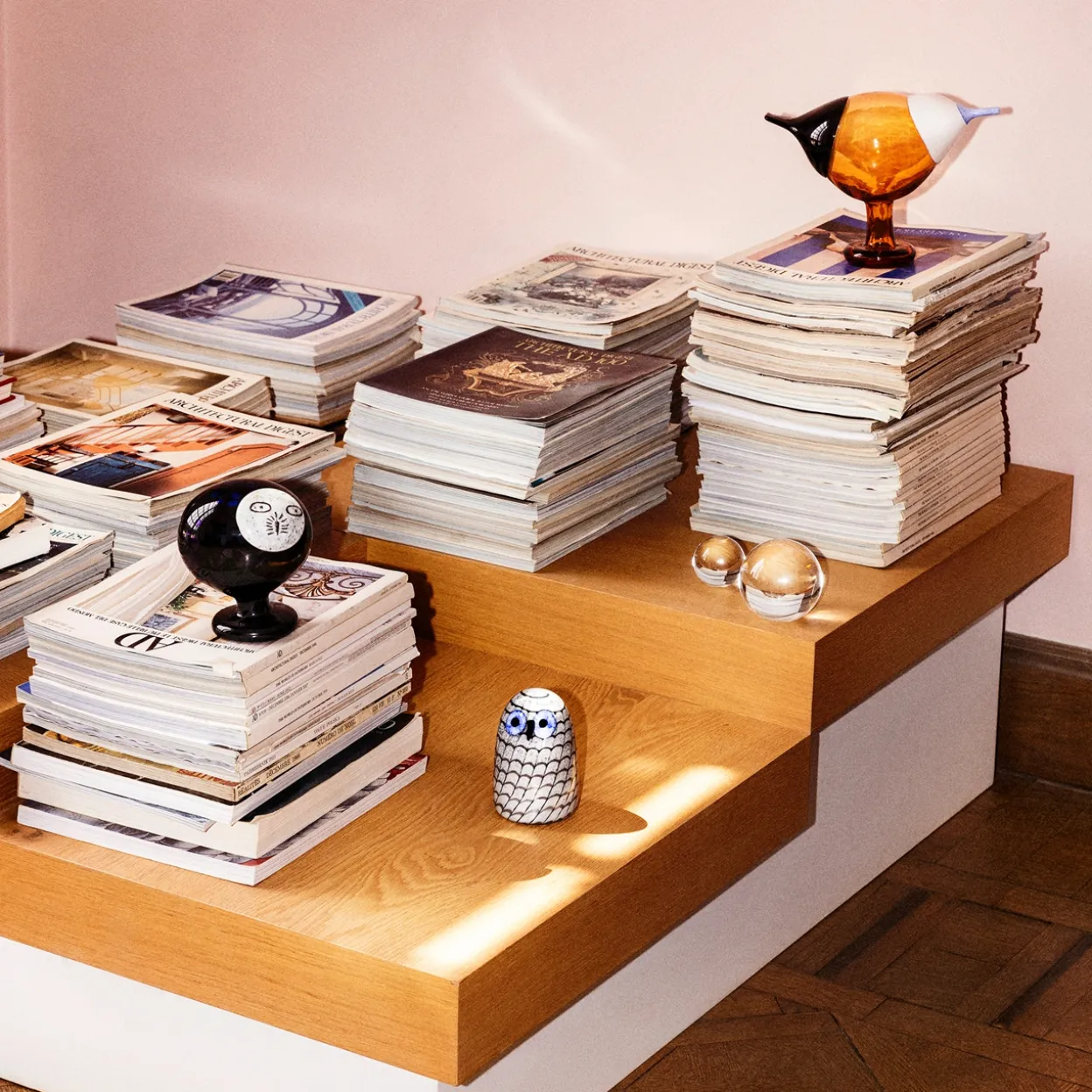 Liten uggla 75x105mm grå