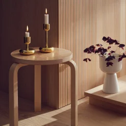 Ljusstake 107mm mässing