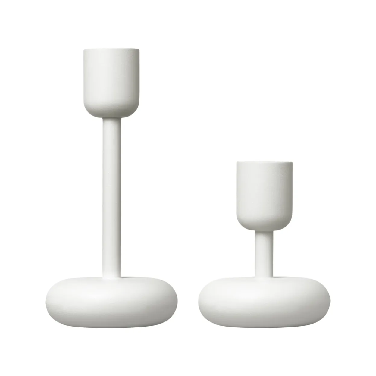 Ljusstake vitbig and small