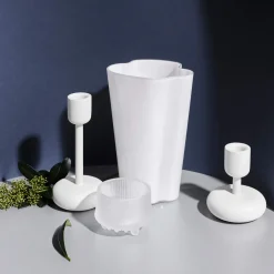 Ljusstake vitbig and small