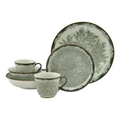 Mug 40+plate 20 grön 2pc