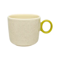 Mugg 0,35 prickig elfenben-oliv