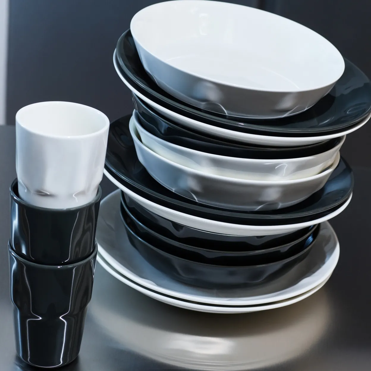 Mugg 0,3L elektrisk blå