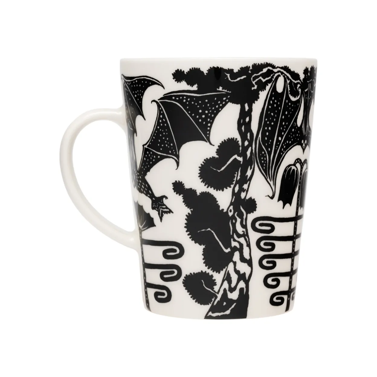 Mugg 0,4L Yö svart och vit, presentförpackning