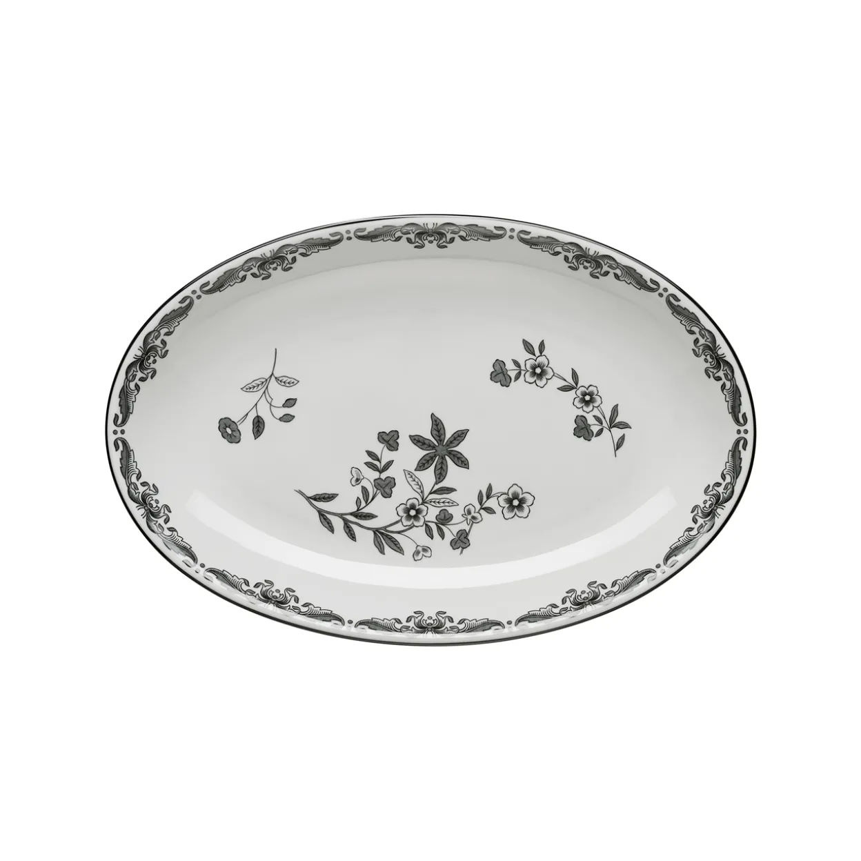 Ovalt serveringsfat 33x22 cm