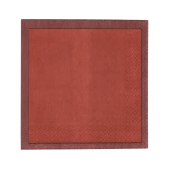Pappersservett 33cm körsbär-röd