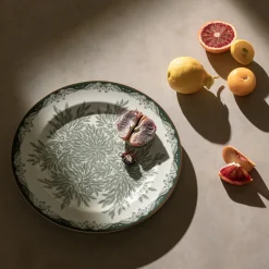 Plate flat 27cm grön