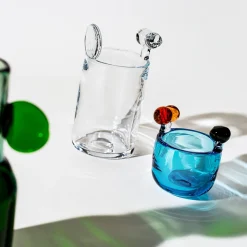 PomPom vas 90mm himmelsblå