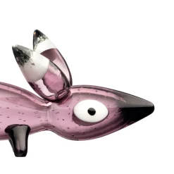 Röd räv 420x145 mm ljuslila