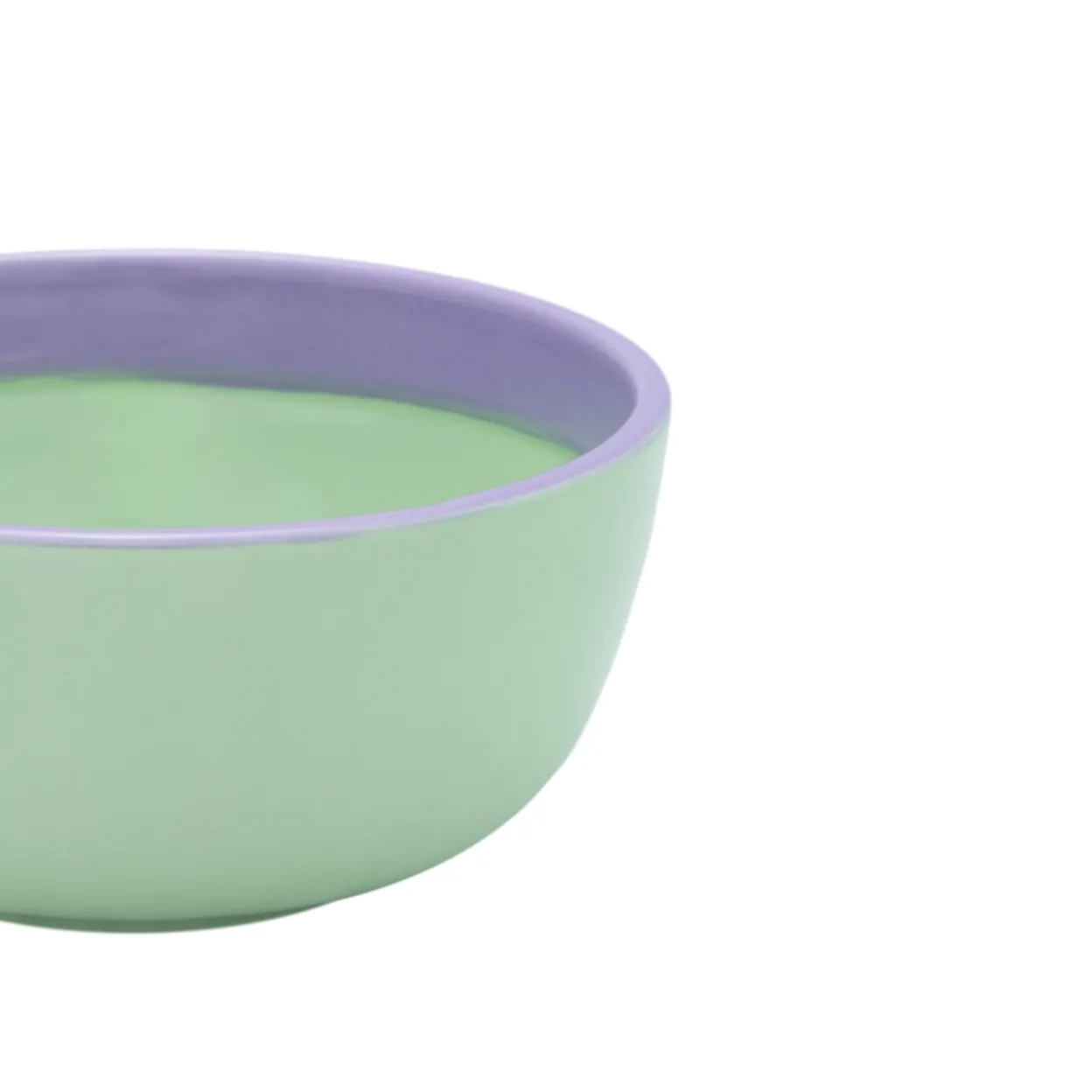 Skål 13cm mint-lila