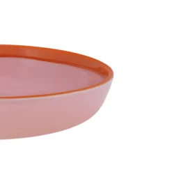 Skål/tallrik 22cm rosa-orange
