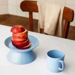 Tallrik 17 cm isblå