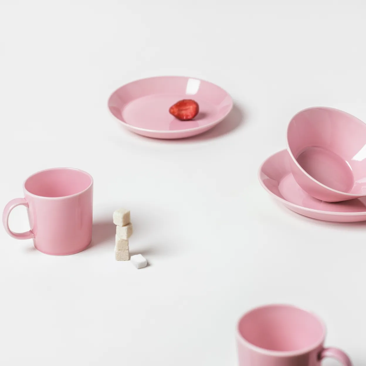 Tallrik 17cm pärlgrå