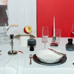 Tallrik djup 22cm stålgrå