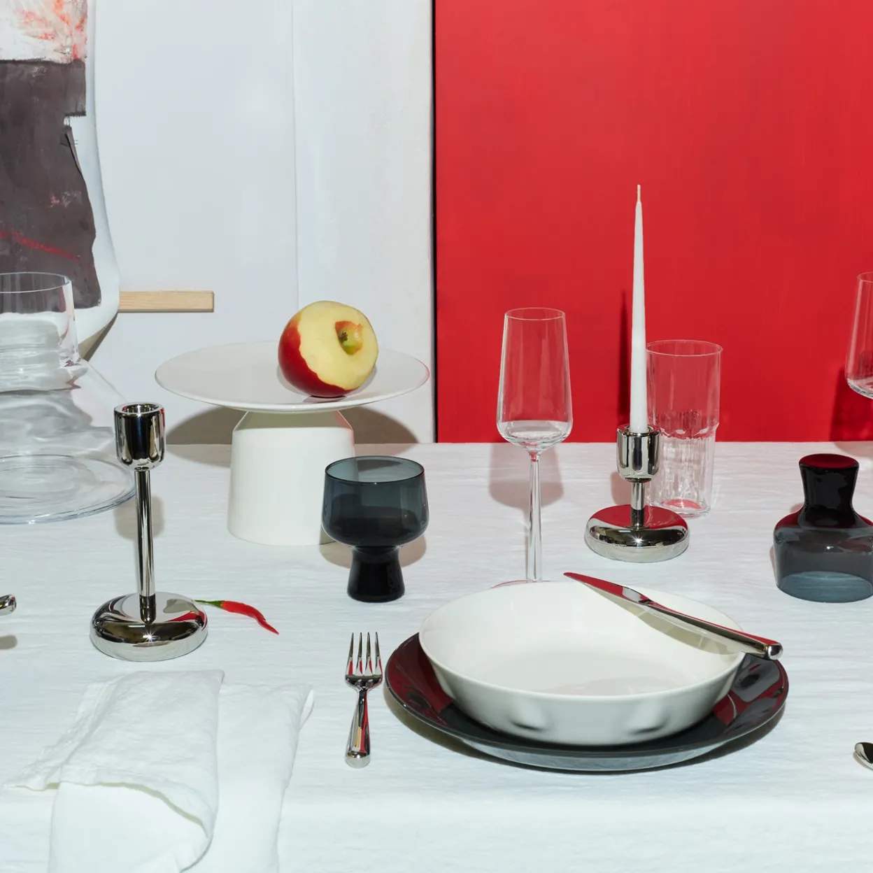 Tallrik djup 22cm vit