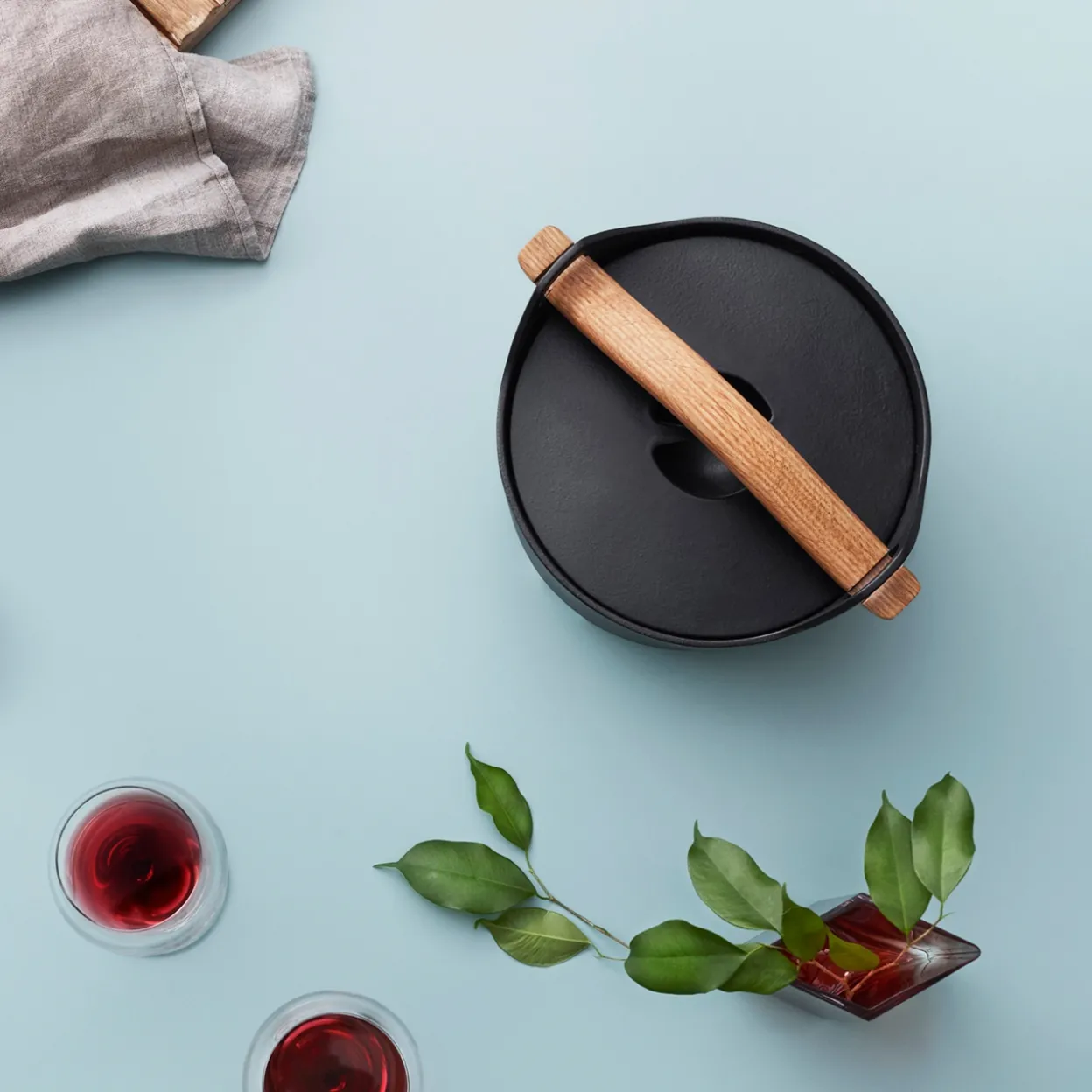 Trähandtag för 3-litersgryta