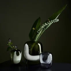 Vas 200mm moss grön/opal