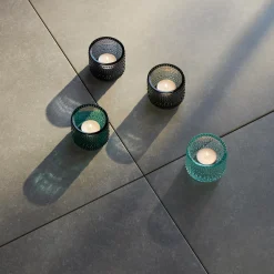 Värmeljusstake 64 mm återvunnet glas